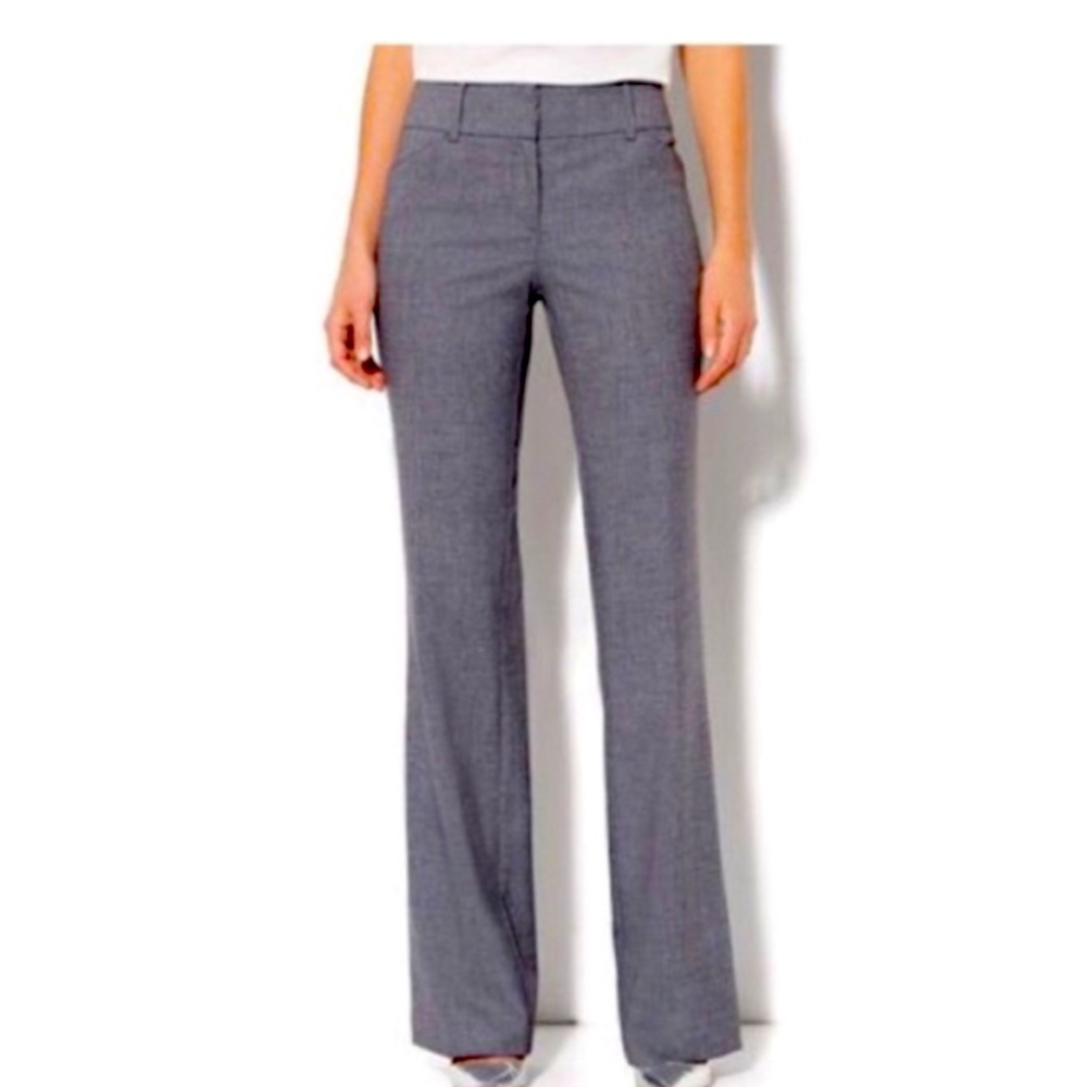 New York & company Stretch, grey, bootcut dress pants.